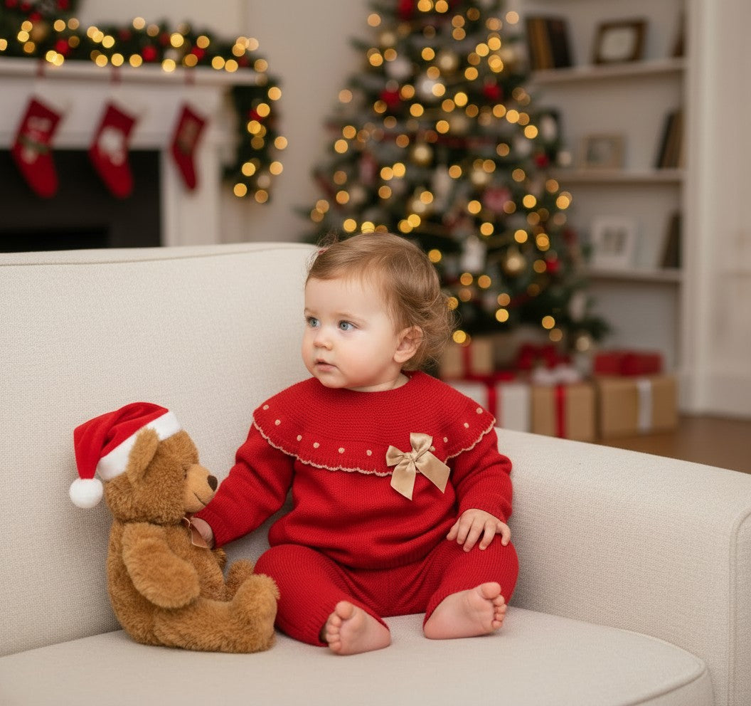 Amber Trouser Suit Red
