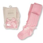 Baby Bow Tights Pink