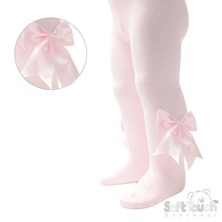 Baby Heart Tights Pink