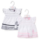 Baby Girls Smocked Stripe Dress Set