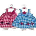 Baby Girls Checker Hearts Dress