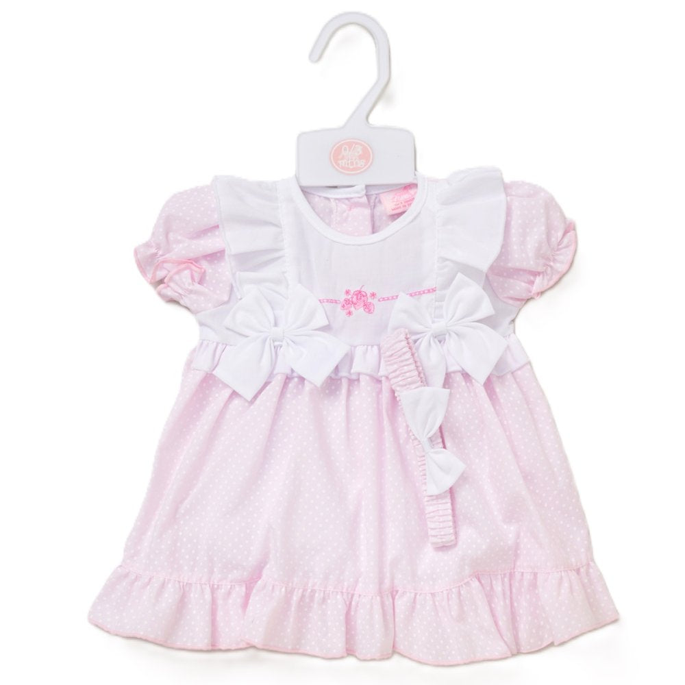 Baby Girls Bow Dress Set