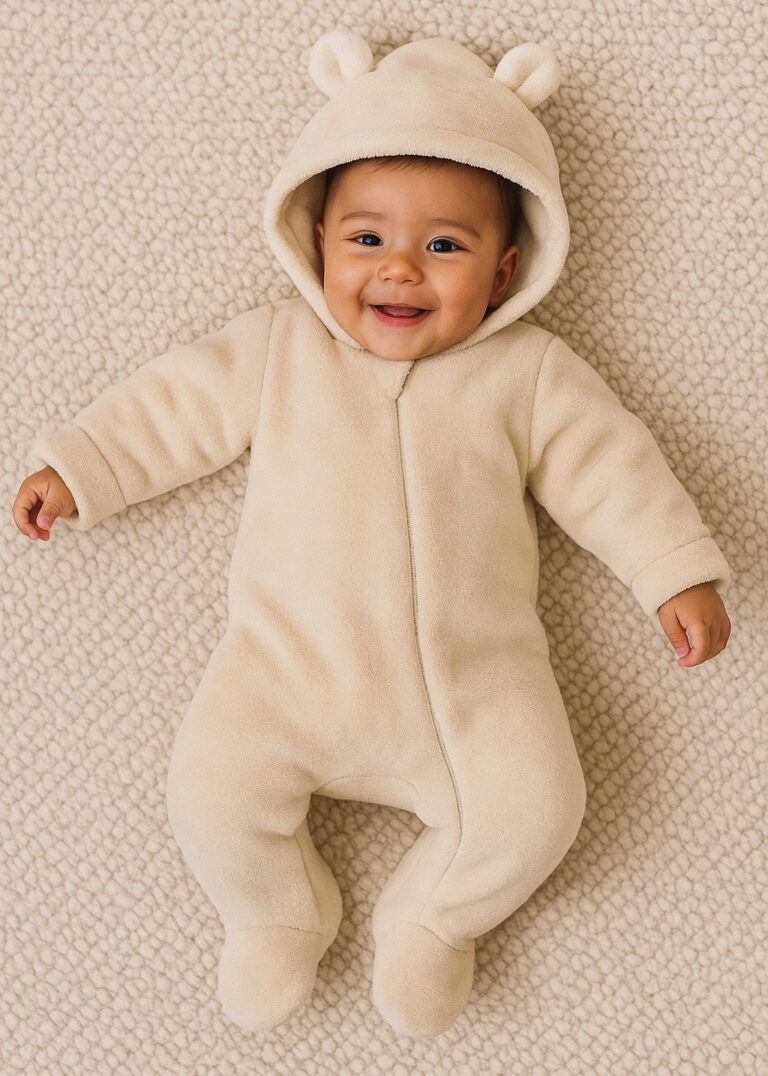 Snuggle Sleepsuit Natural