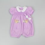 Baby Girls Purple Romper Set