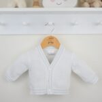 Liam Cotton Cardigan White