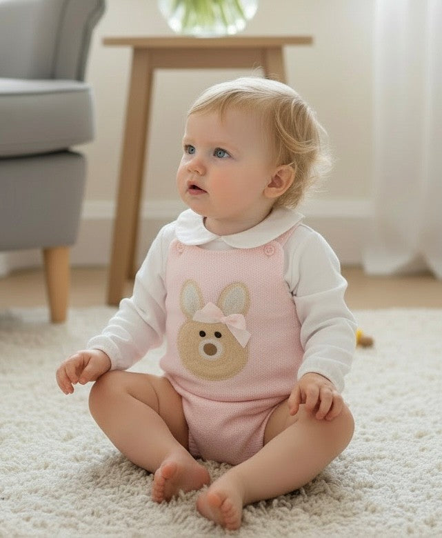 Girls Bunny Outfit Pale Pink