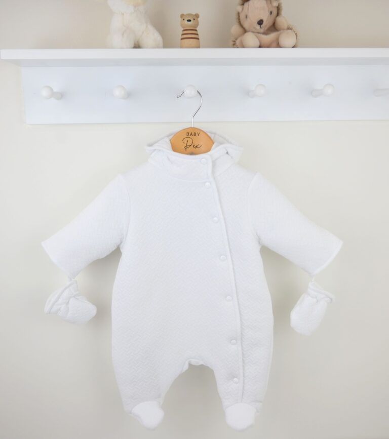 Ziggy Snowsuit White