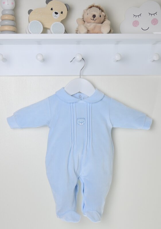 Bear Sleepsuit Blue