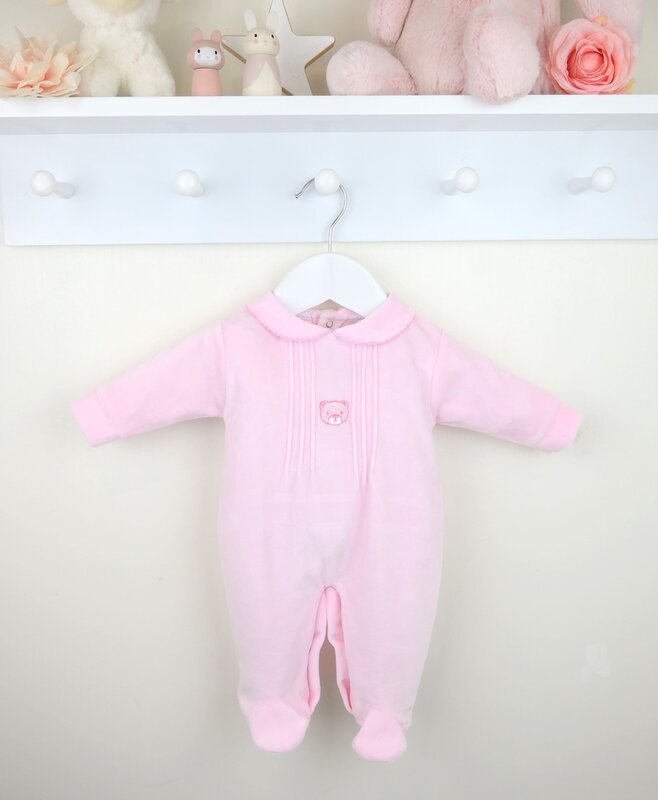 Bear Sleepsuit Pink