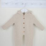 Estelle Hooded Romper Natural