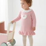 Cecily Heart Dress Dusky Pink