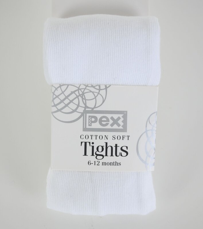 Classic Baby Tights White