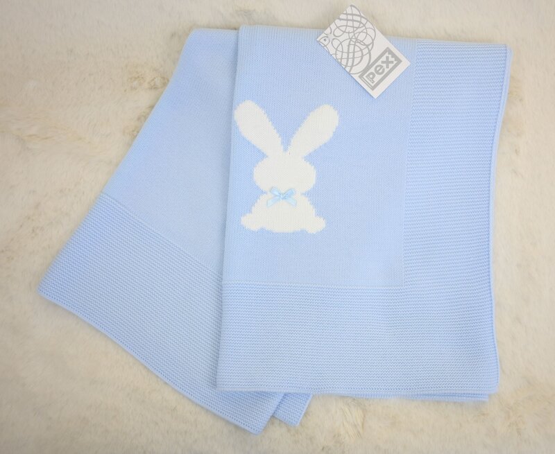 Bunny Shawl Blue