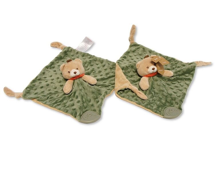 Baby Bear Comforter with Rattle and Teether
