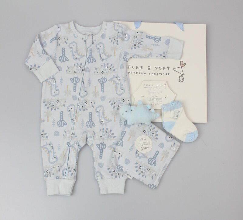 Baby Gift Set – Blue Dino